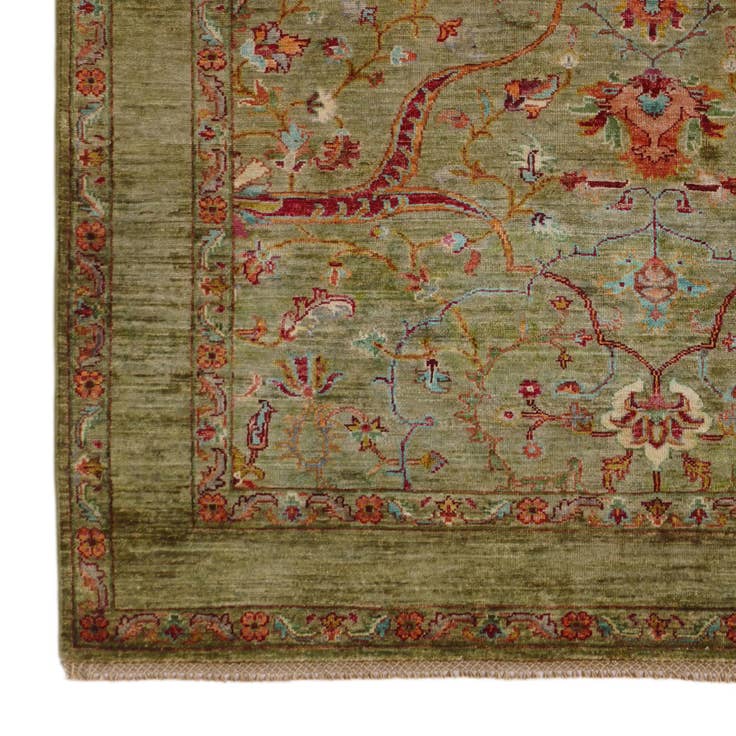 Detail image of 5' 1 x 6' 8 Hand Knotted Ariana Ziegler Rug