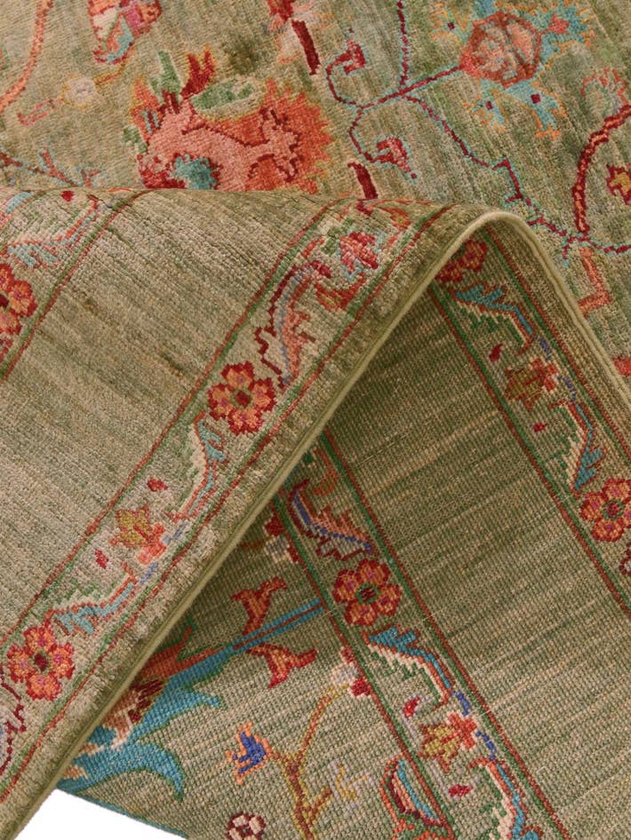 Detail image of 5' 1 x 6' 8 Hand Knotted Ariana Ziegler Rug