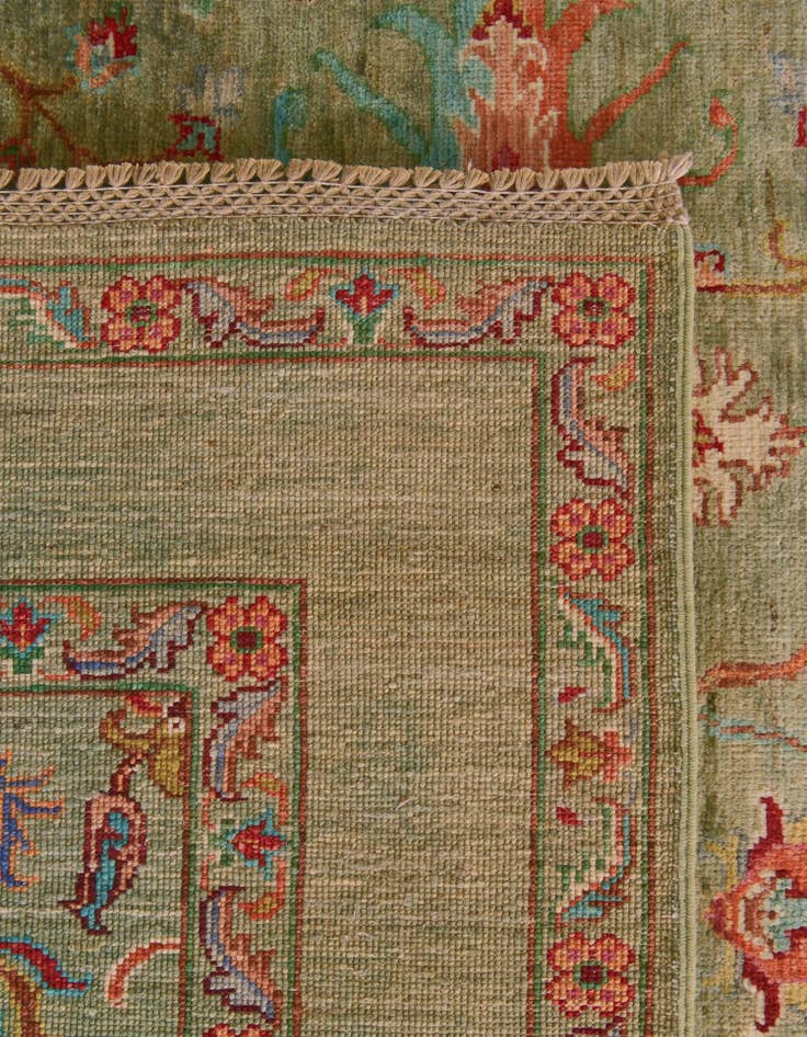 Detail image of 5' 1 x 6' 8 Hand Knotted Ariana Ziegler Rug