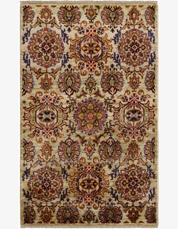 3' 4 x 5' 2 Hand Knotted Ariana Ziegler Rug