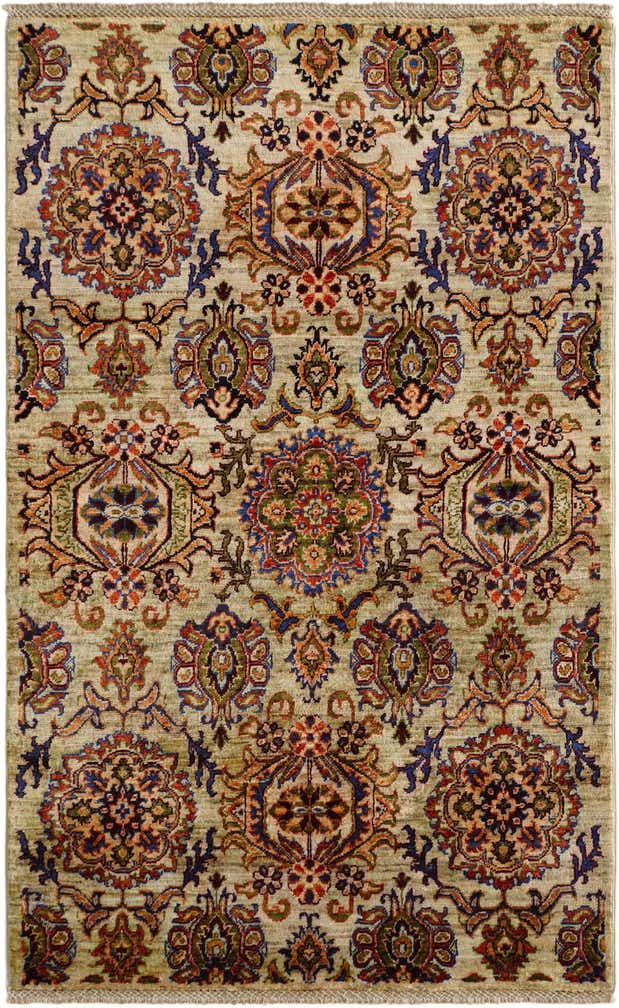 3' 4 x 5' 2 Hand Knotted Ariana Ziegler Rug