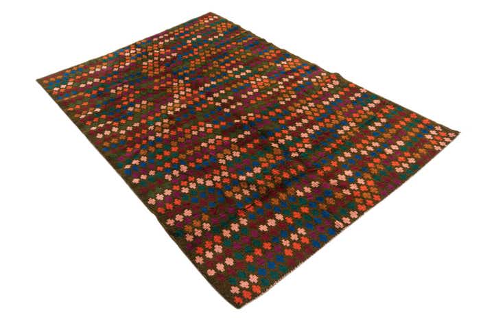 3' 10 x 5' 7 Hand Knotted Balouch Wool Rug