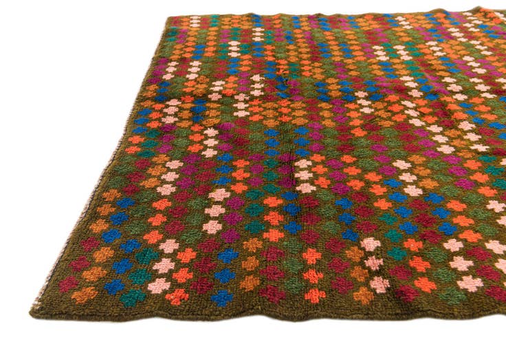 Detail image of 3' 10 x 5' 7 Hand Knotted Balouch Wool Rug