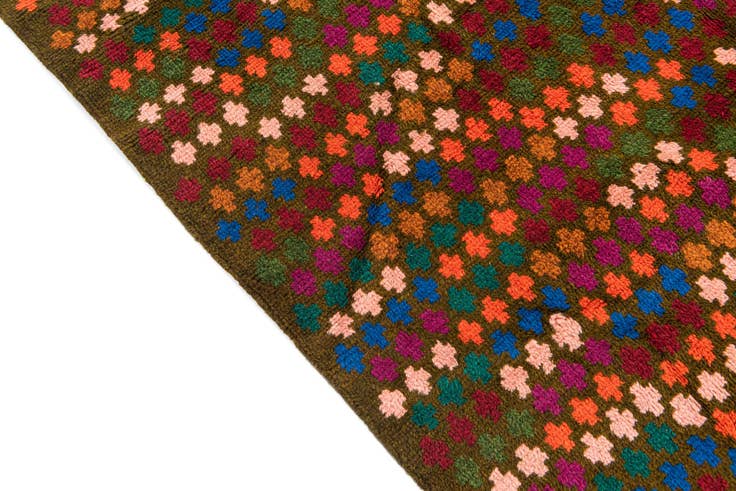 Detail image of 3' 10 x 5' 7 Hand Knotted Balouch Wool Rug