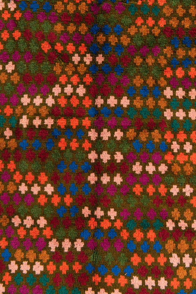 Detail image of 3' 10 x 5' 7 Hand Knotted Balouch Wool Rug
