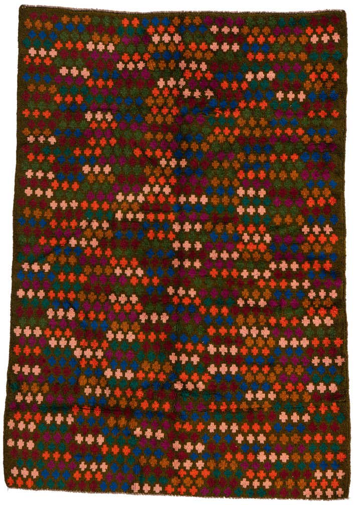 3' 10 x 5' 7 Hand Knotted Balouch Wool Rug