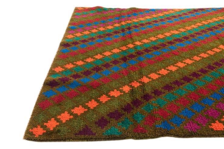 Detail image of 3' x 4' 3 Hand Knotted Balouch Wool Rug