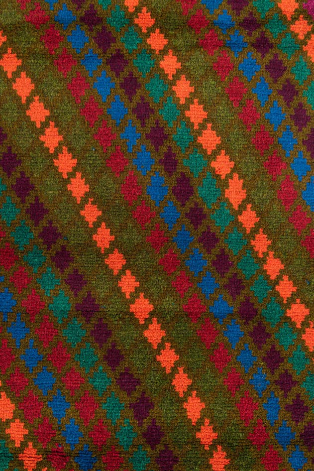 Detail image of 3' x 4' 3 Hand Knotted Balouch Wool Rug