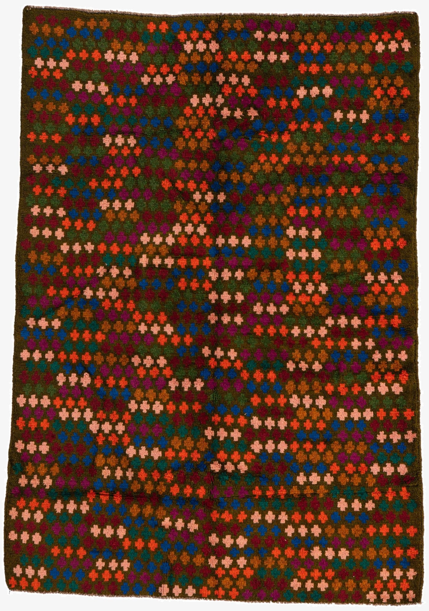 3' 10 x 5' 7  Hand Knotted Balouch Wool Rug