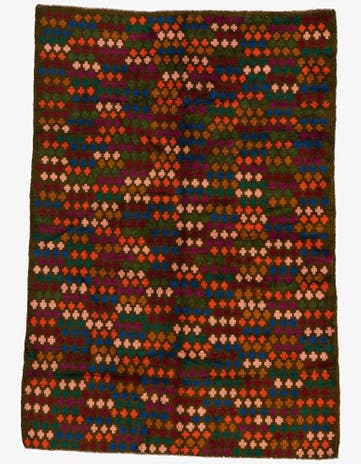 3' 10 x 5' 7 Hand Knotted Balouch Wool Rug