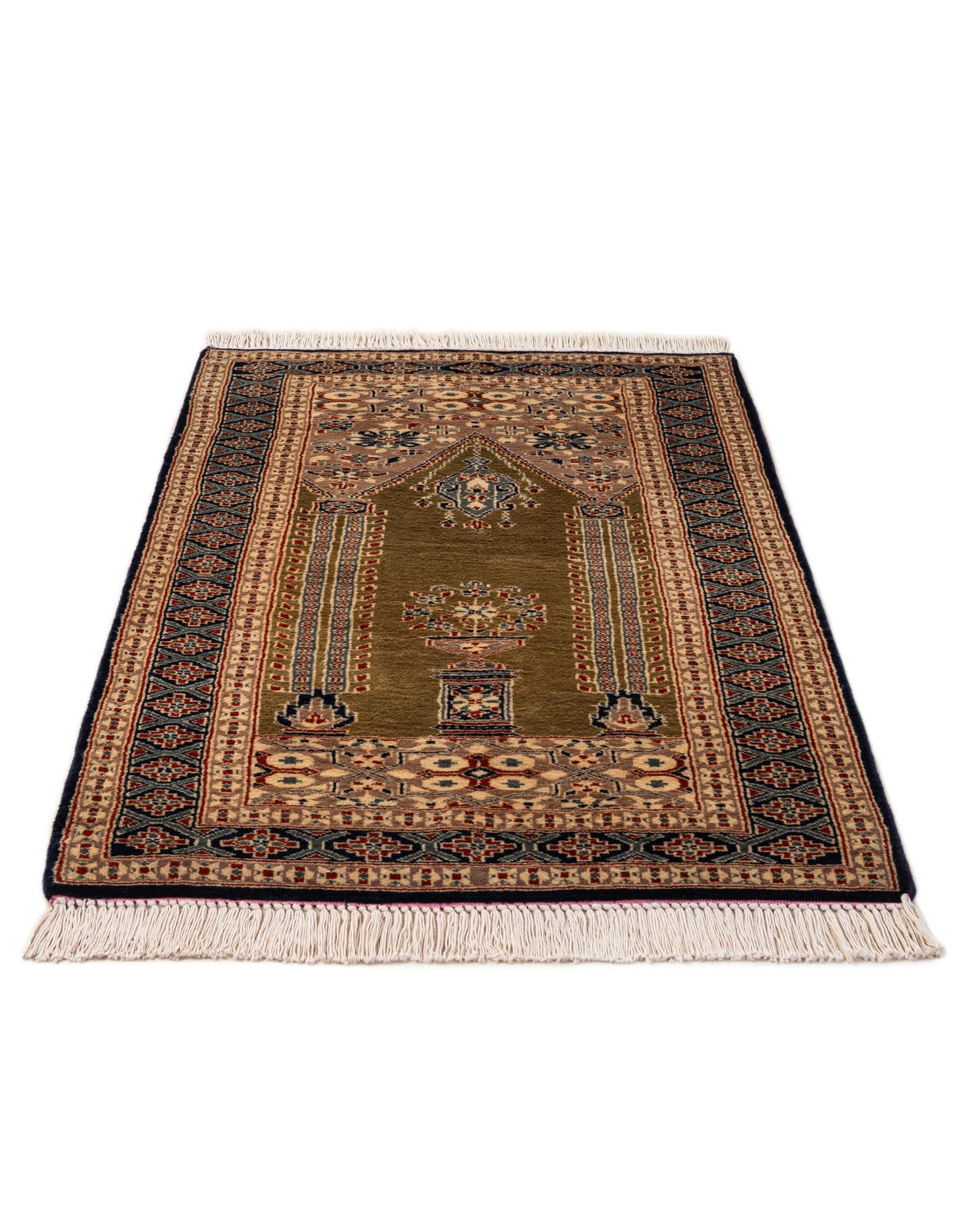 2' 7 x 4' 3 Hand Knotted Bokhara Wool Rug
