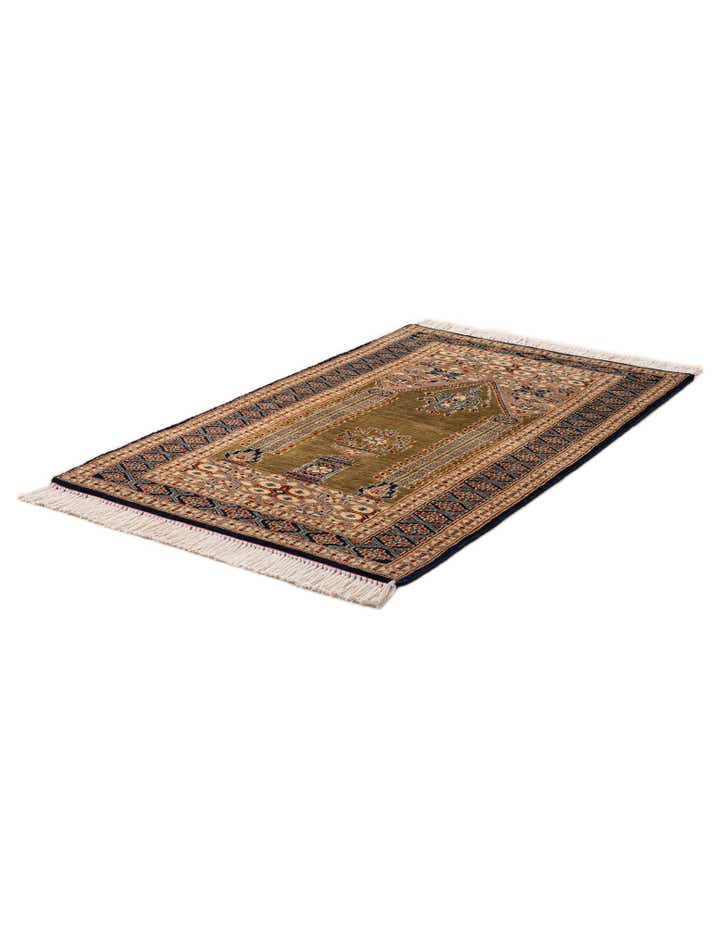 2' 7 x 4' 3 Hand Knotted Bokhara Wool Rug