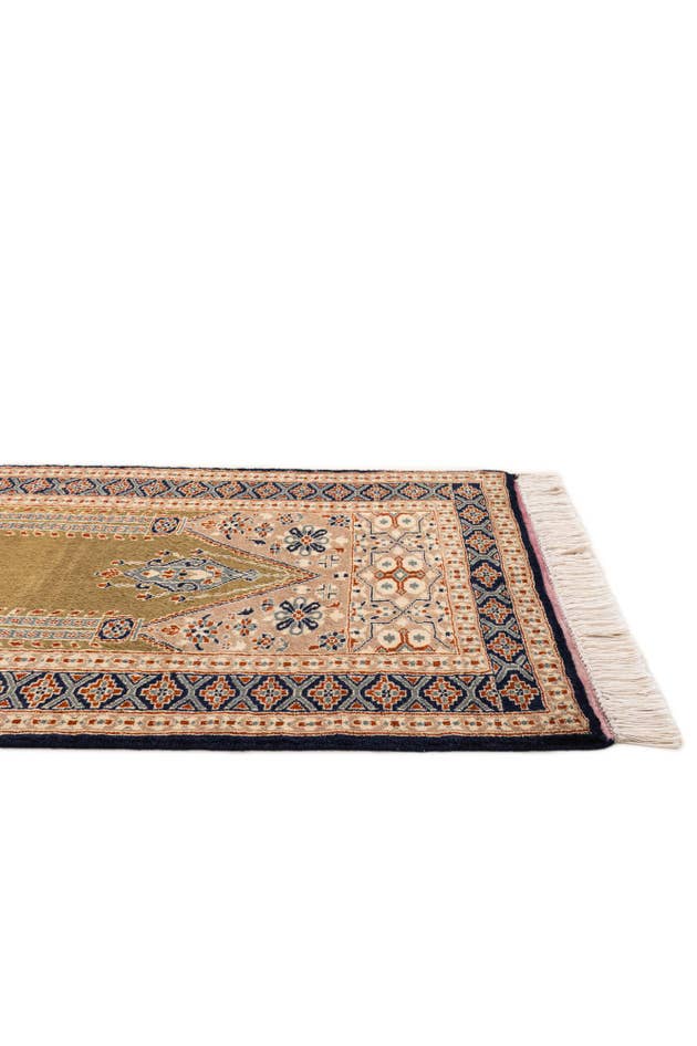 Detail image of 2' 7 x 4' 3 Hand Knotted Bokhara Wool Rug