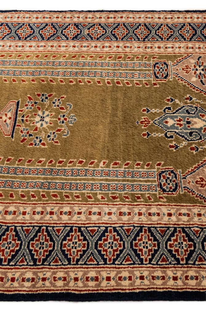 2' 7 x 4' 3 Hand Knotted Bokhara Wool Rug