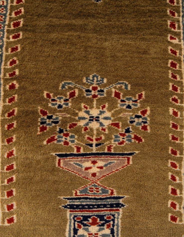 Detail image of 2' 7 x 4' 3  Hand Knotted Bokhara Wool Rug