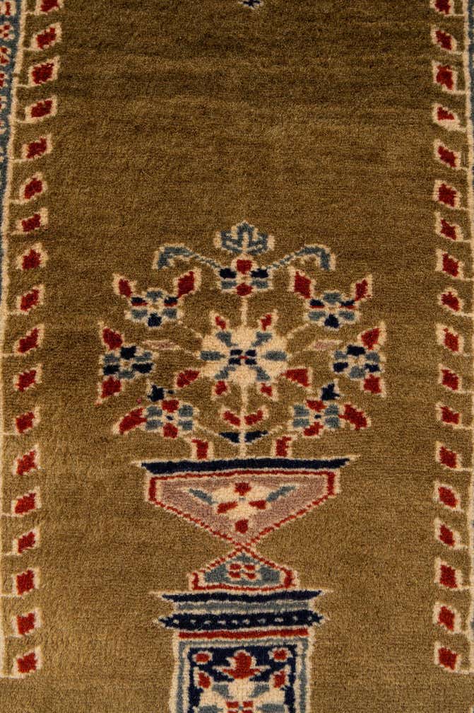 2' 7 x 4' 3 Hand Knotted Bokhara Wool Rug