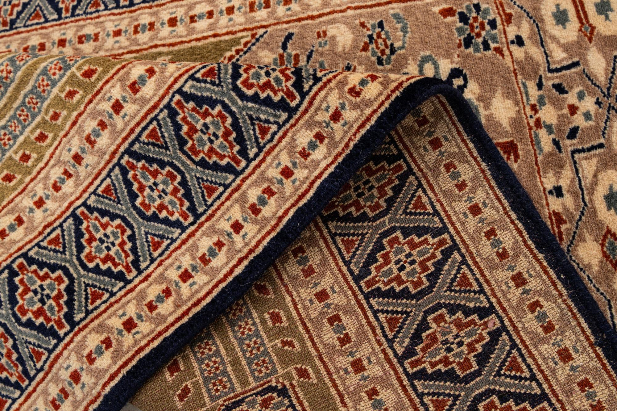 2' 7 x 4' 3 Hand Knotted Bokhara Wool Rug