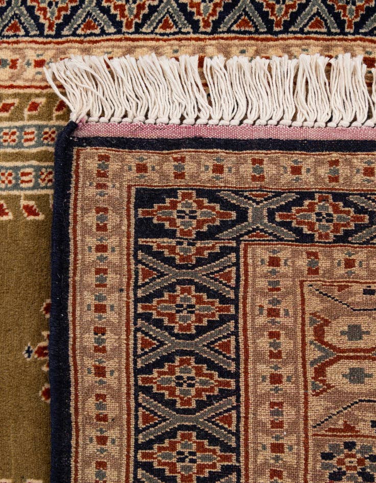 Detail image of 2' 7 x 4' 3  Hand Knotted Bokhara Wool Rug
