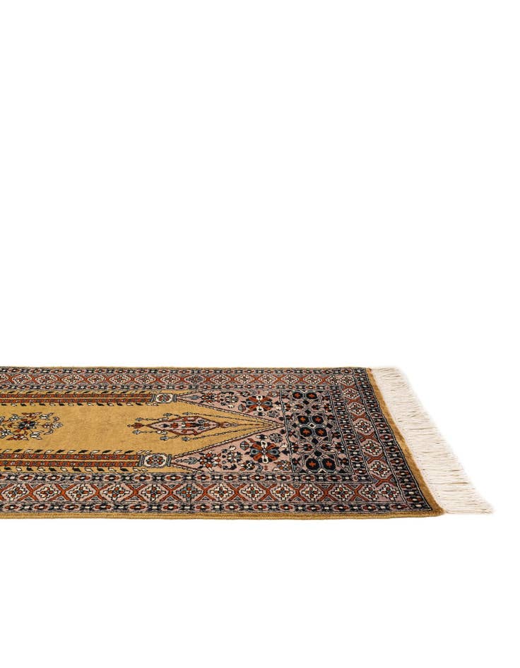 Detail image of 2' 7 x 4' 4  Hand Knotted Bokhara Wool Rug