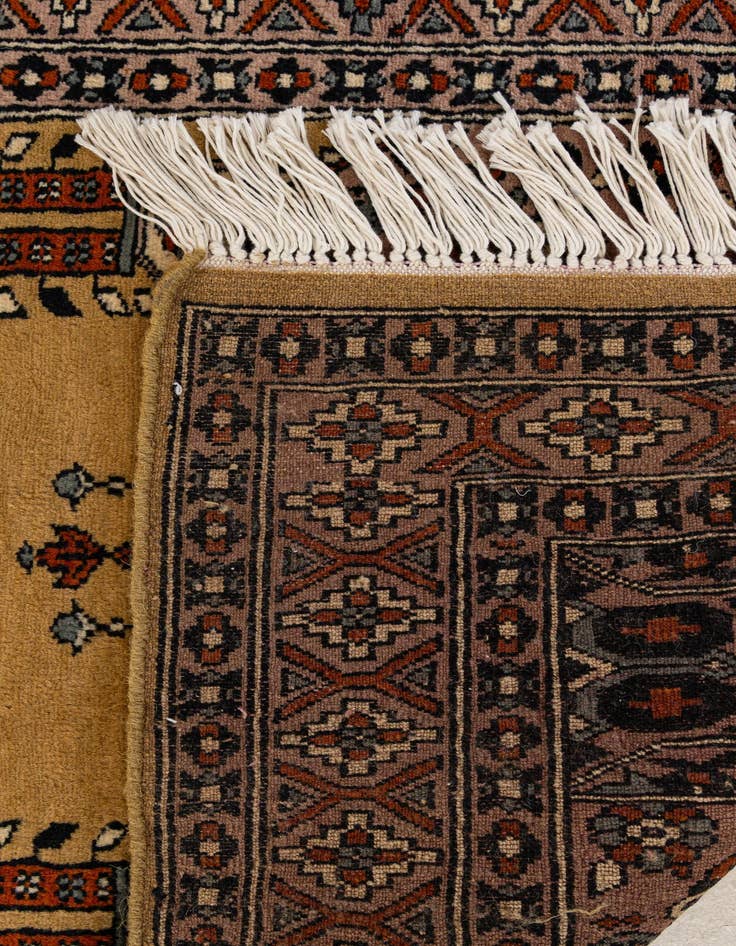 Detail image of 2' 7 x 4' 4  Hand Knotted Bokhara Wool Rug