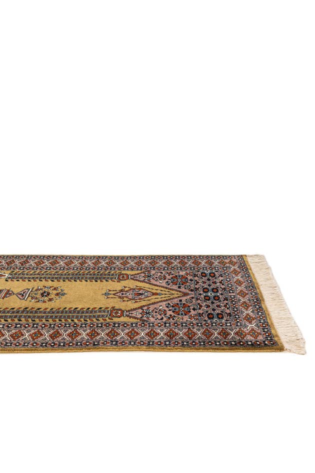 Detail image of 2' 8 x 4' 7 Hand Knotted Bokhara Oriental Wool Rug