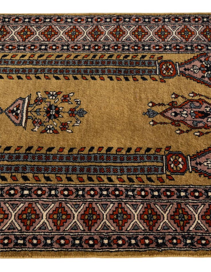 Detail image of 2' 8 x 4' 7  Hand Knotted Bokhara Oriental Wool Rug