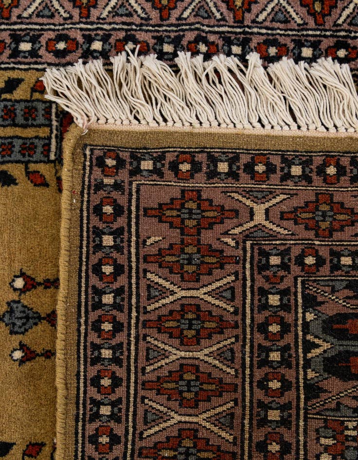 Detail image of 2' 8 x 4' 7  Hand Knotted Bokhara Oriental Wool Rug