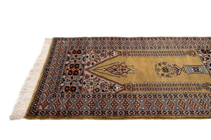 2' 9 x 4' 3 Hand Knotted Bokhara Oriental Wool Rug