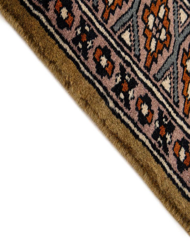 Detail image of 2' 9 x 4' 3  Hand Knotted Bokhara Oriental Wool Rug