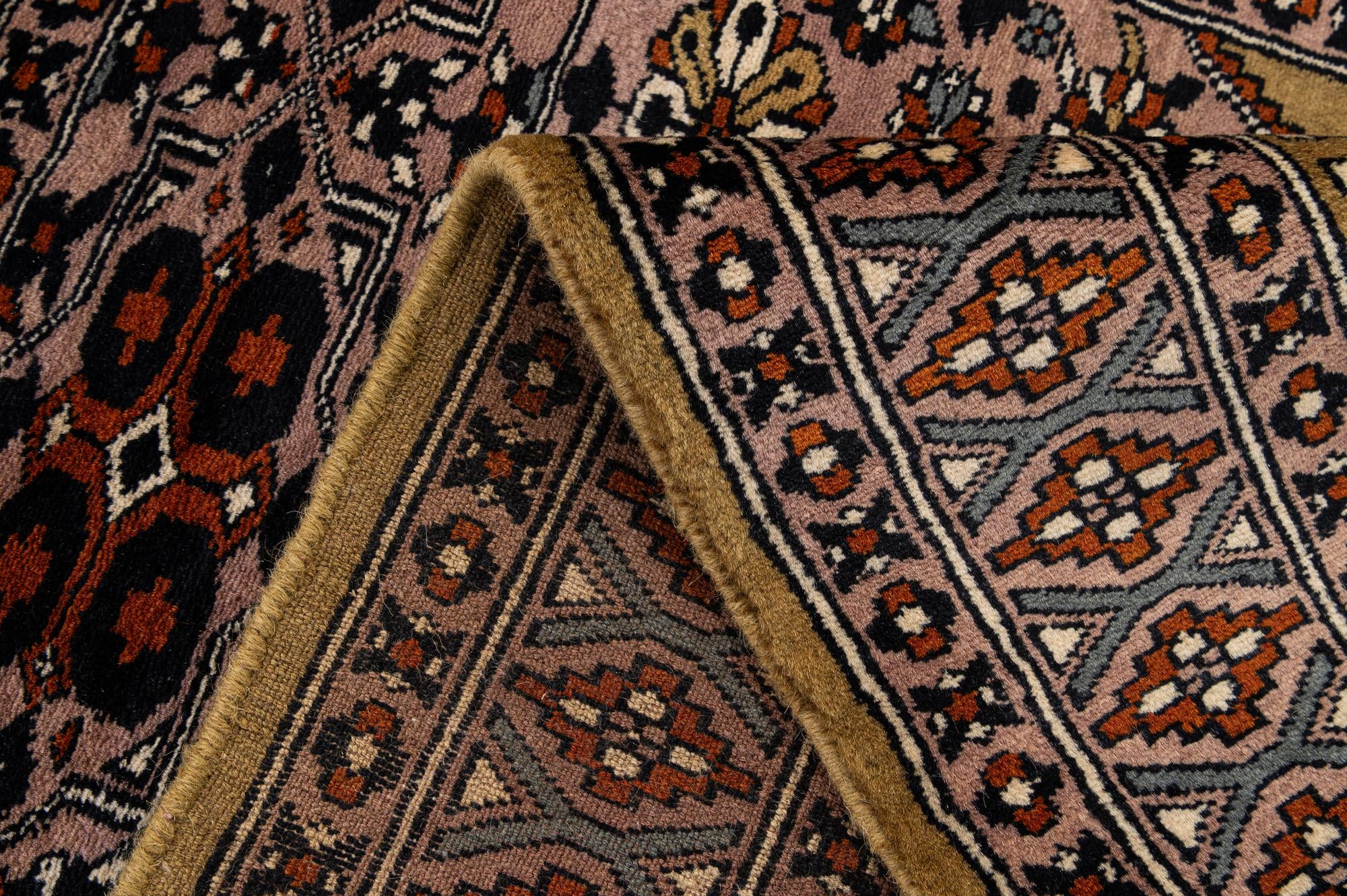 2' 9 x 4' 3 Hand Knotted Bokhara Oriental Wool Rug