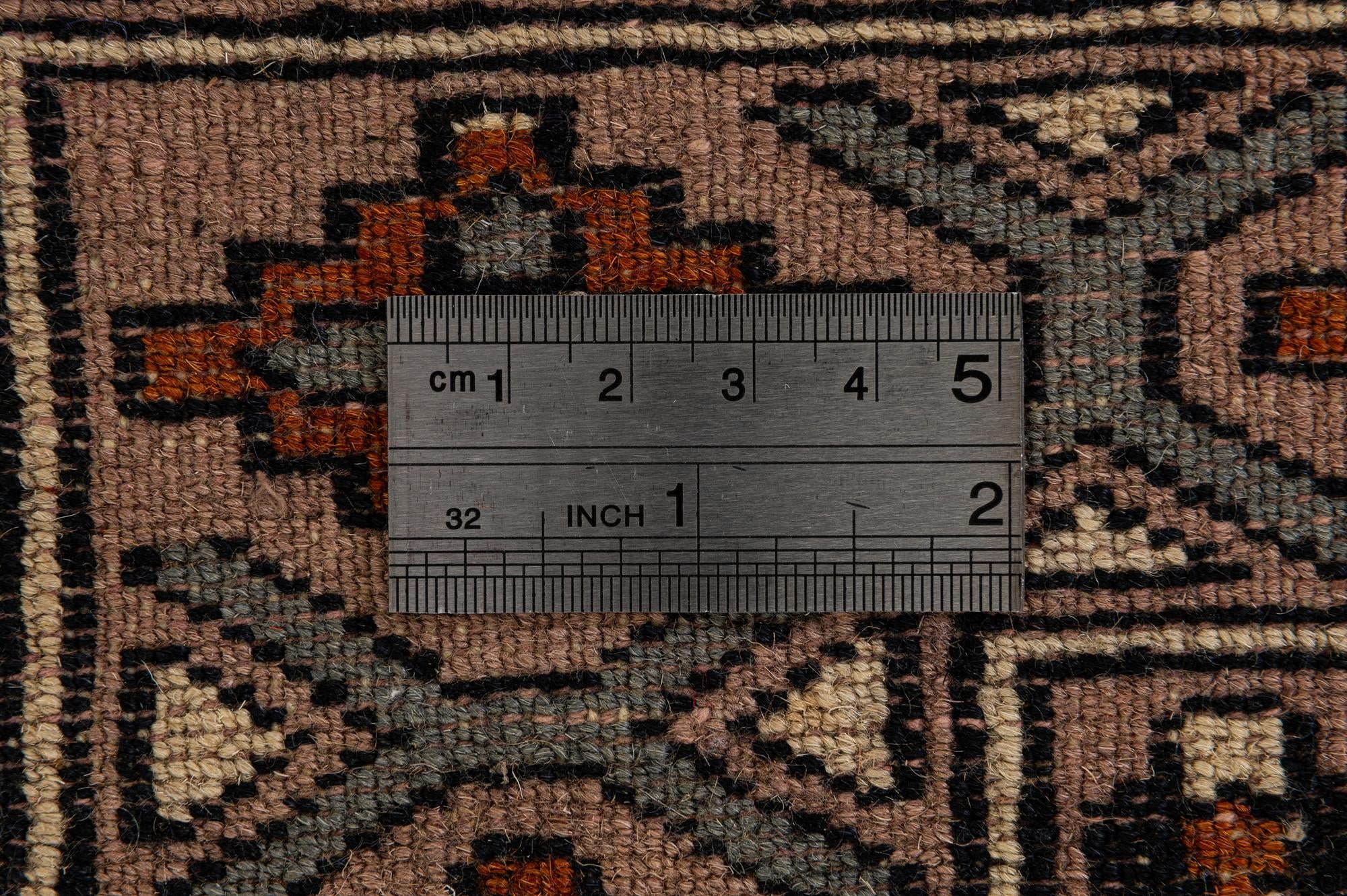 2' 9 x 4' 3 Hand Knotted Bokhara Oriental Wool Rug