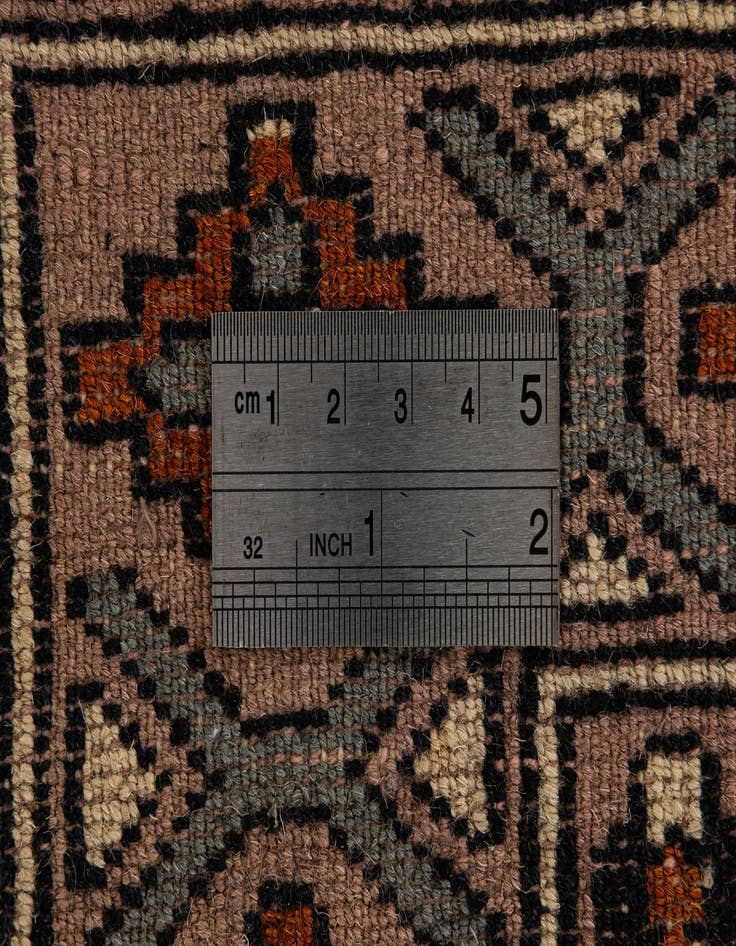 Detail image of 2' 9 x 4' 3  Hand Knotted Bokhara Oriental Wool Rug