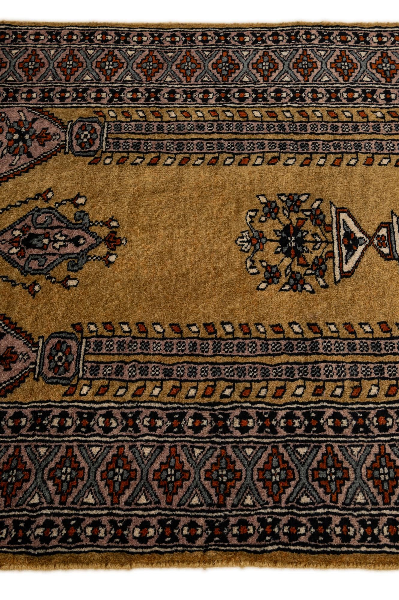 2' 9 x 4' 3 Hand Knotted Bokhara Oriental Wool Rug