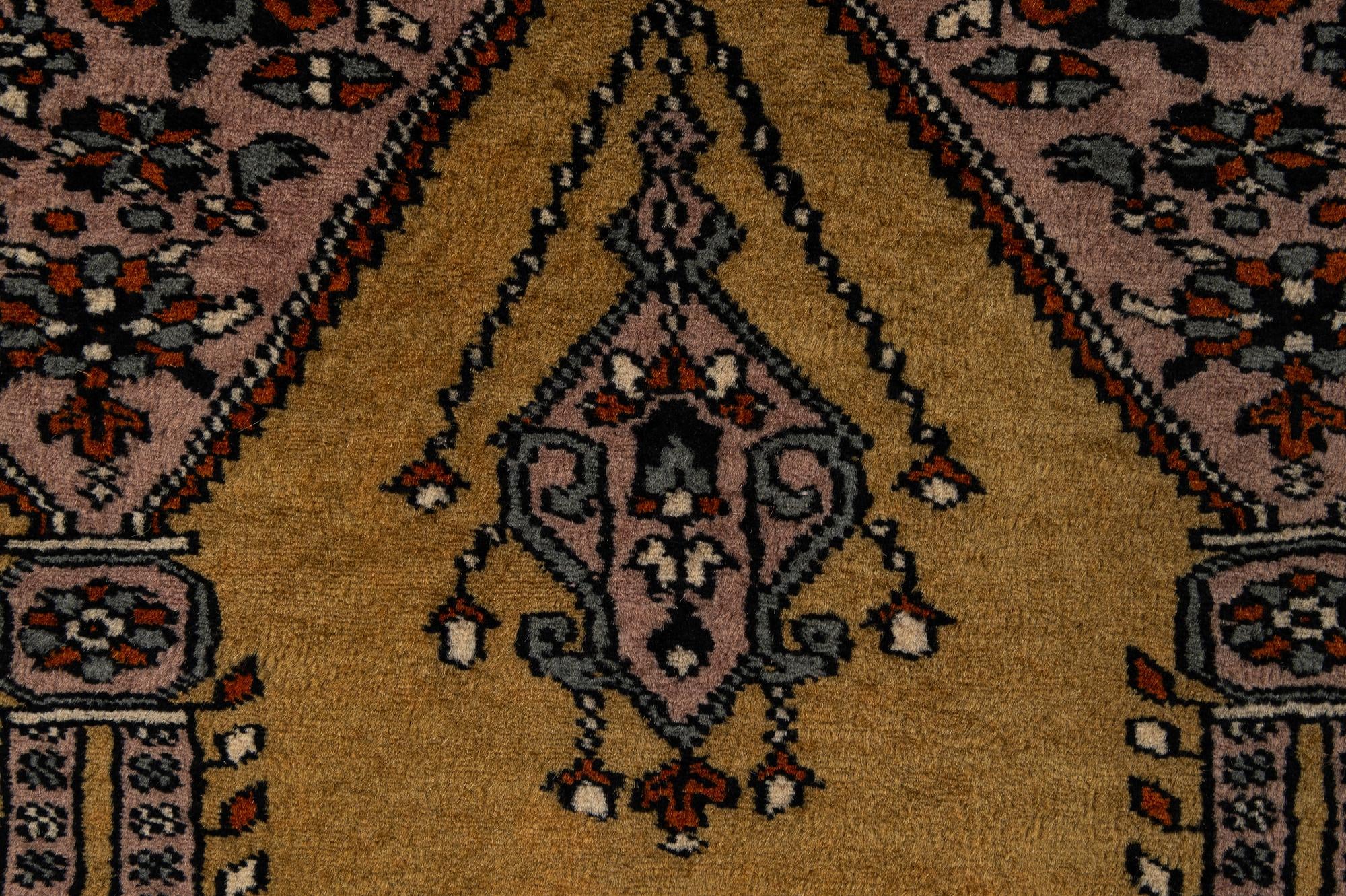 2' 9 x 4' 3 Hand Knotted Bokhara Oriental Wool Rug
