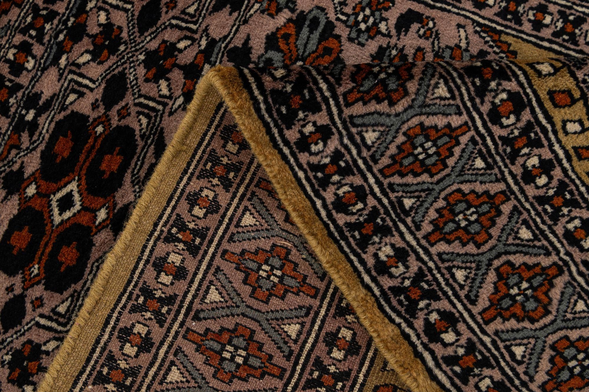 2' 9 x 4' 3 Hand Knotted Bokhara Oriental Wool Rug