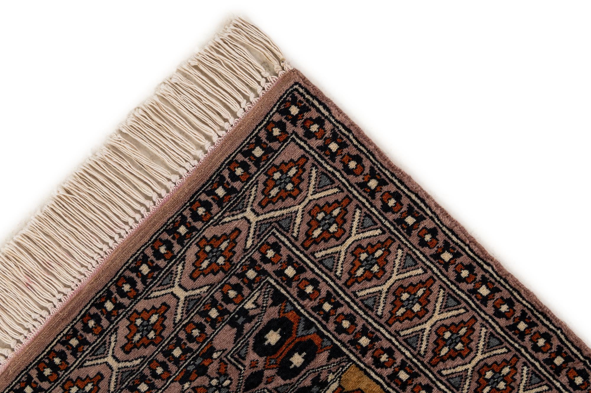 2' 8 x 4' 5 Hand Knotted Bokhara Oriental Wool Rug