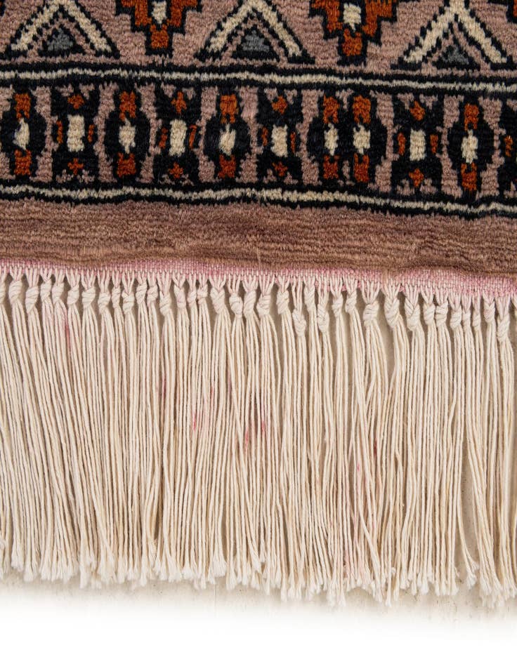 Detail image of 2' 8 x 4' 5  Hand Knotted Bokhara Oriental Wool Rug