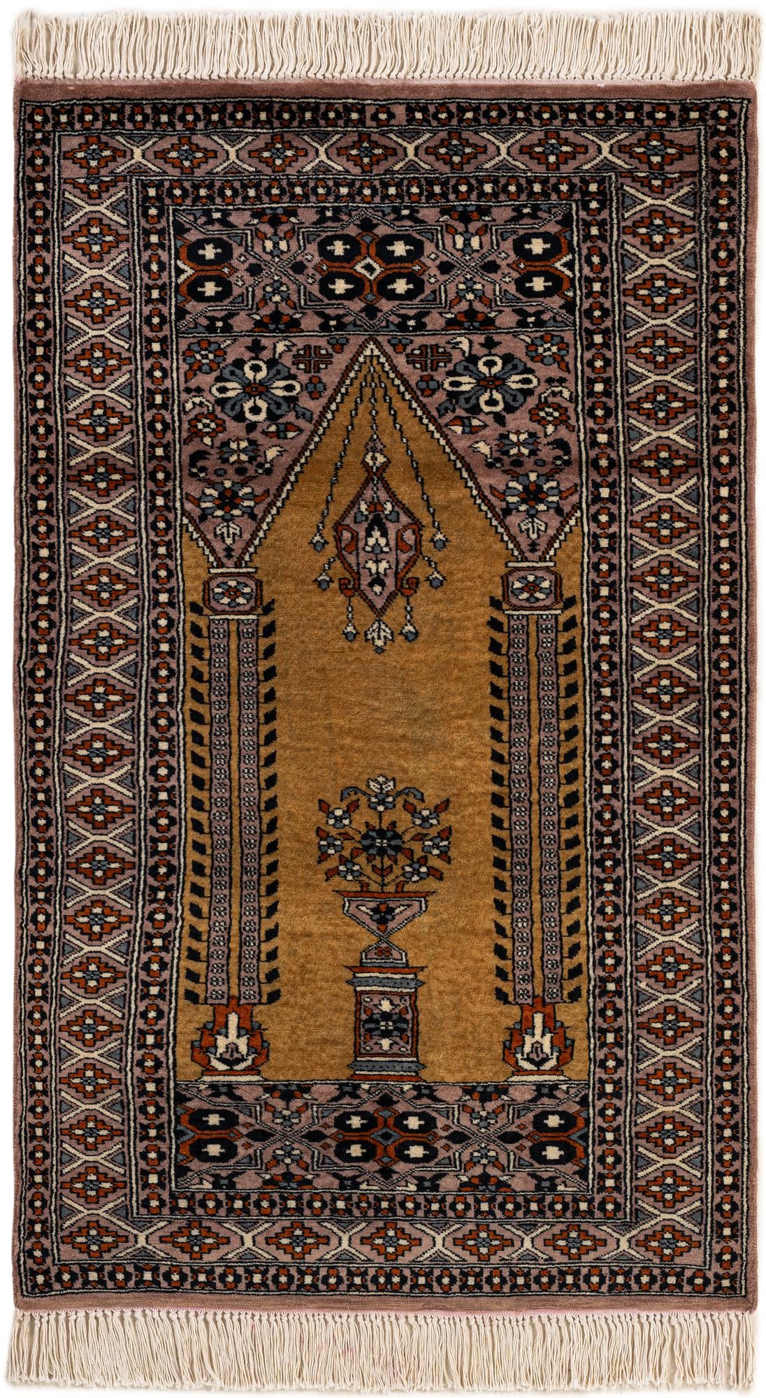 2' 8 x 4' 5 Hand Knotted Bokhara Oriental Wool Rug