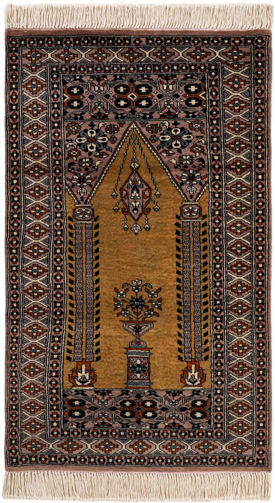 2' 8 x 4' 5 Hand Knotted Bokhara Oriental Wool Rug