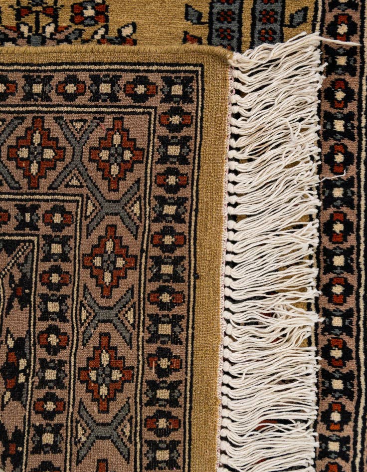 Detail image of 2' 8 x 4' 8  Hand Knotted Bokhara Oriental Wool Rug