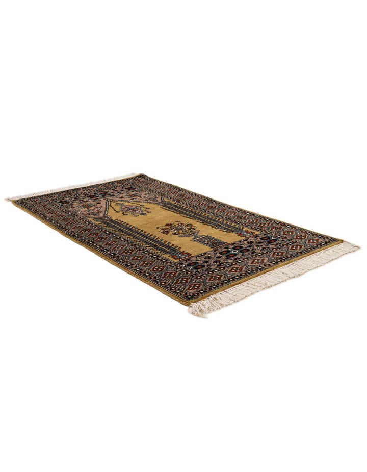 2' 8 x 4' 8 Hand Knotted Bokhara Oriental Wool Rug