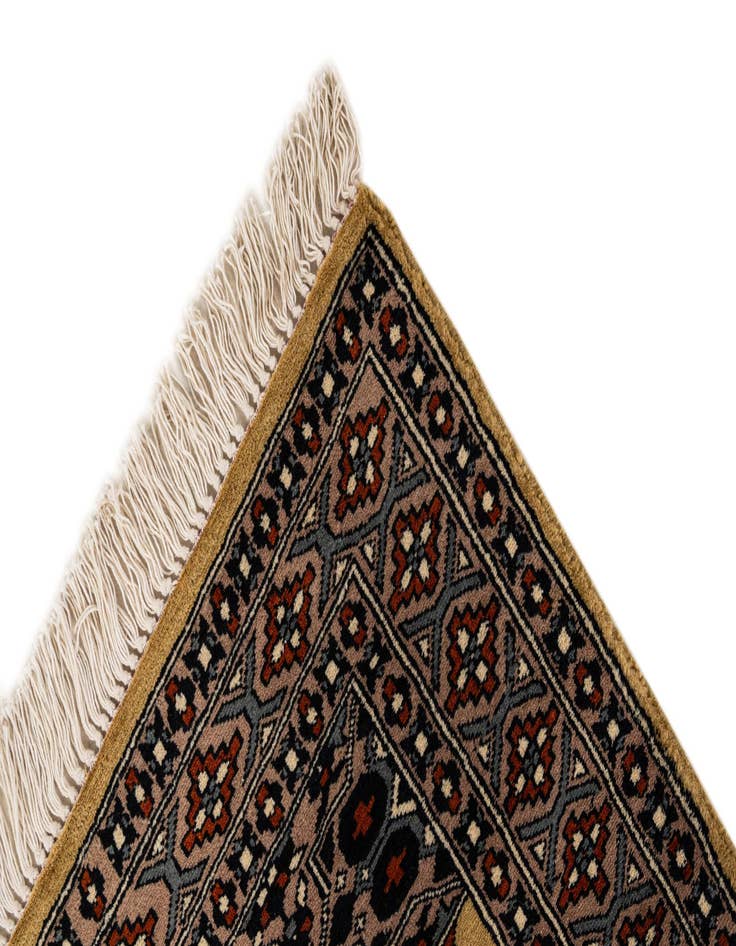 Detail image of 2' 8 x 4' 8  Hand Knotted Bokhara Oriental Wool Rug