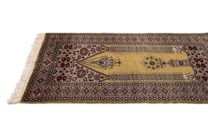 2' 8 x 4' 4 Hand Knotted Bokhara Oriental Wool Rug