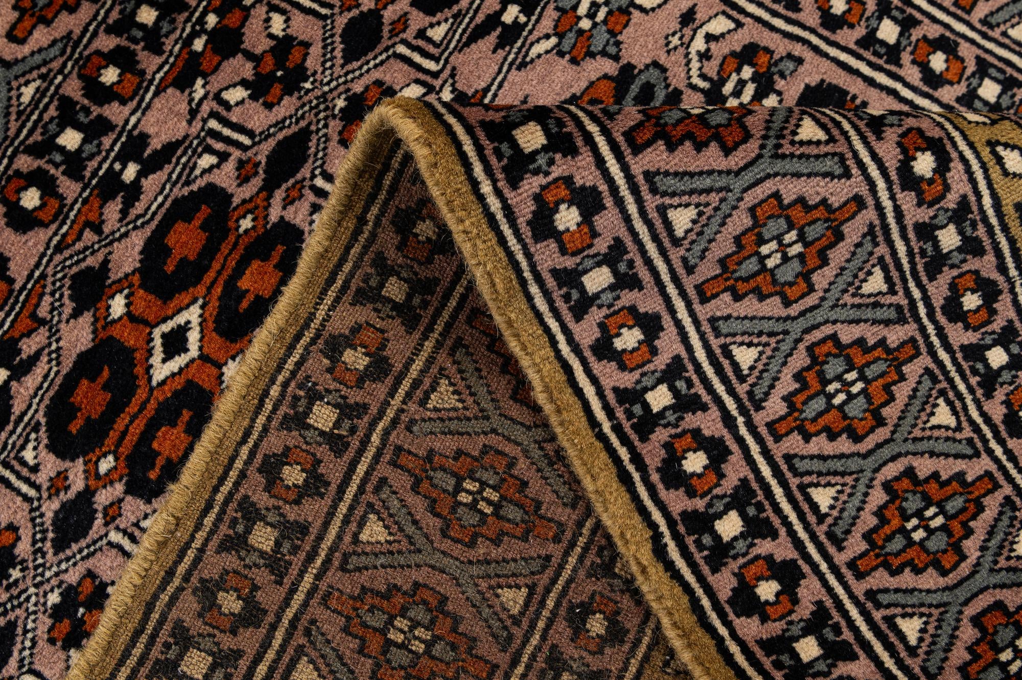 2' 8 x 4' 4 Hand Knotted Bokhara Oriental Wool Rug