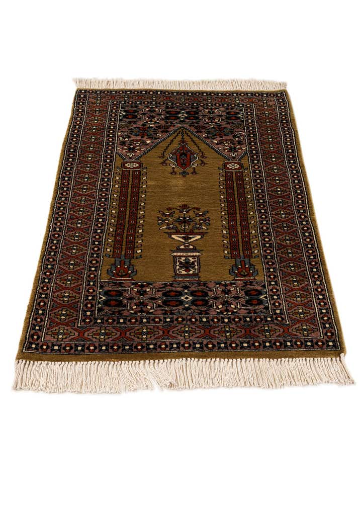 2' 8 x 4' 2 Hand Knotted Bokhara Oriental Wool Rug