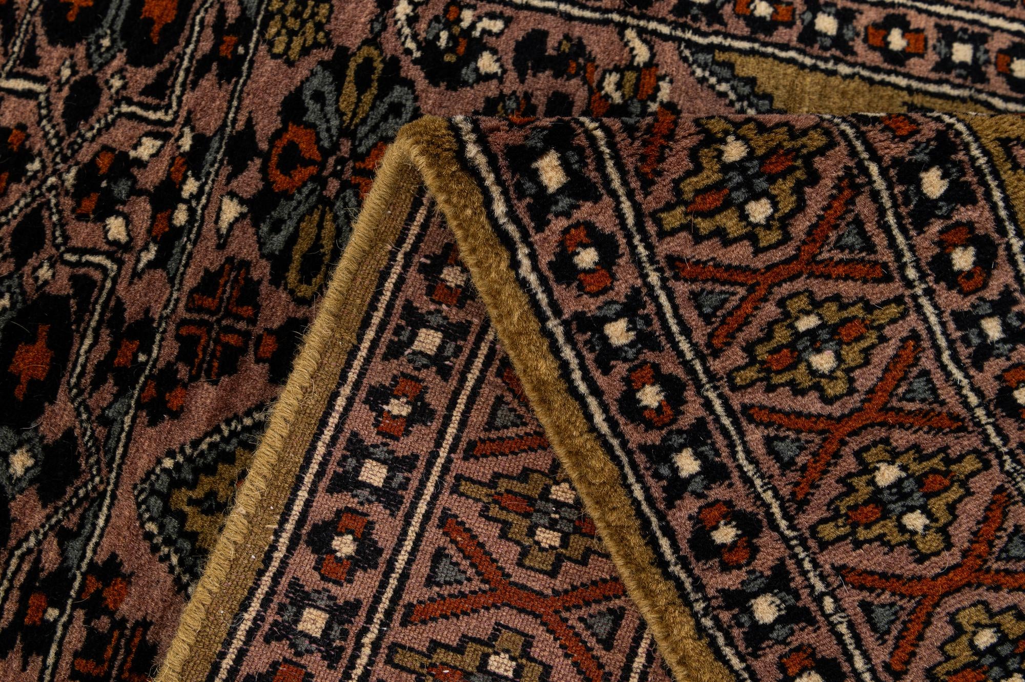 2' 8 x 4' 2 Hand Knotted Bokhara Oriental Wool Rug