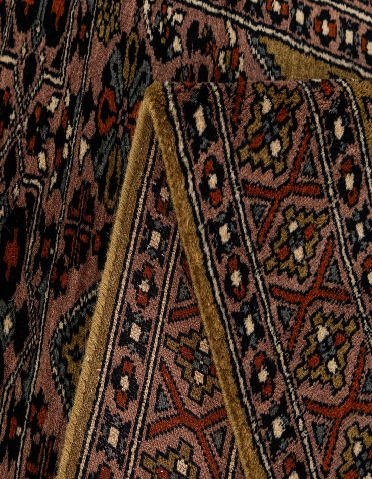 Detail image of 2' 8 x 4' 2  Hand Knotted Bokhara Oriental Wool Rug