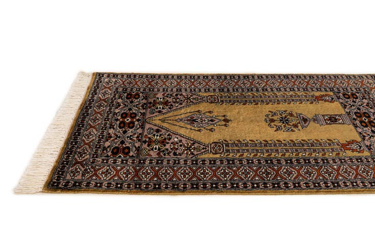 Detail image of 2' 8 x 4' 2 Hand Knotted Bokhara Wool Rug
