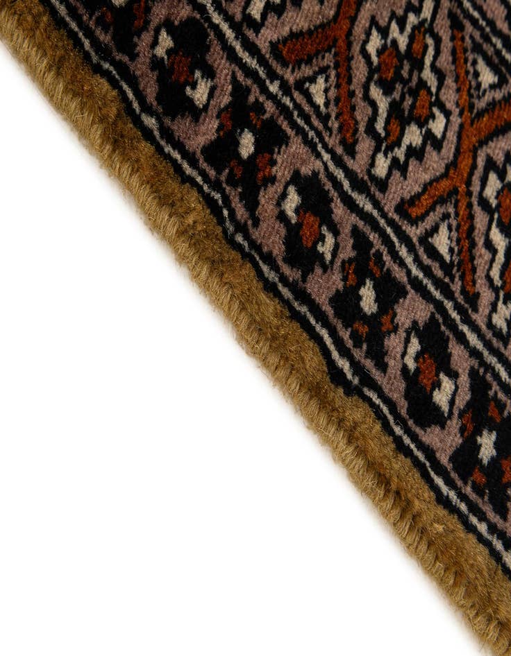 Detail image of 2' 8 x 4' 2  Hand Knotted Bokhara Wool Rug