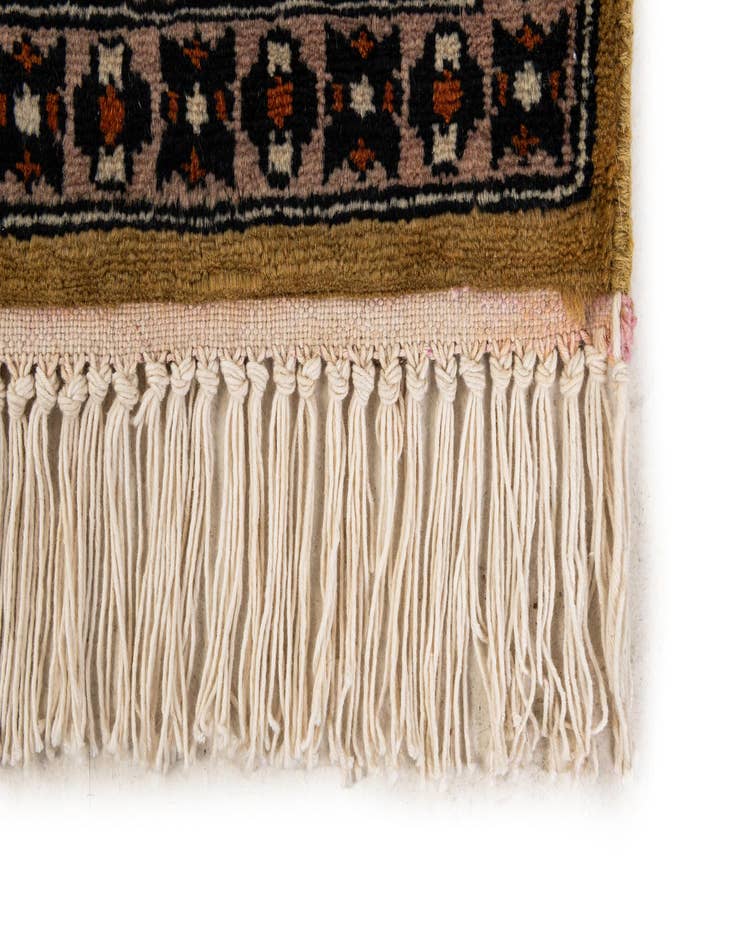 Detail image of 2' 8 x 4' 2  Hand Knotted Bokhara Wool Rug